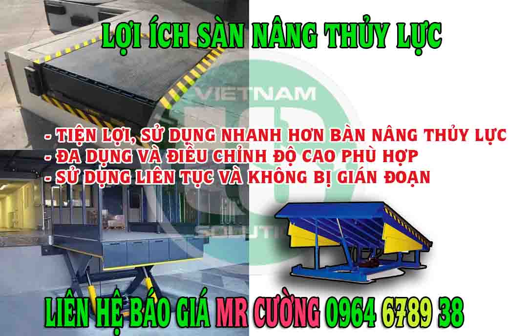 lợi ích khi sử dụng sàn nâng thủy lực